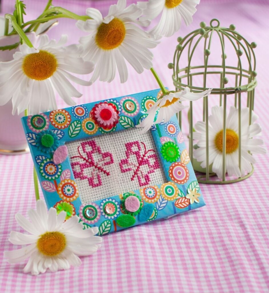 Embroidery butterflies